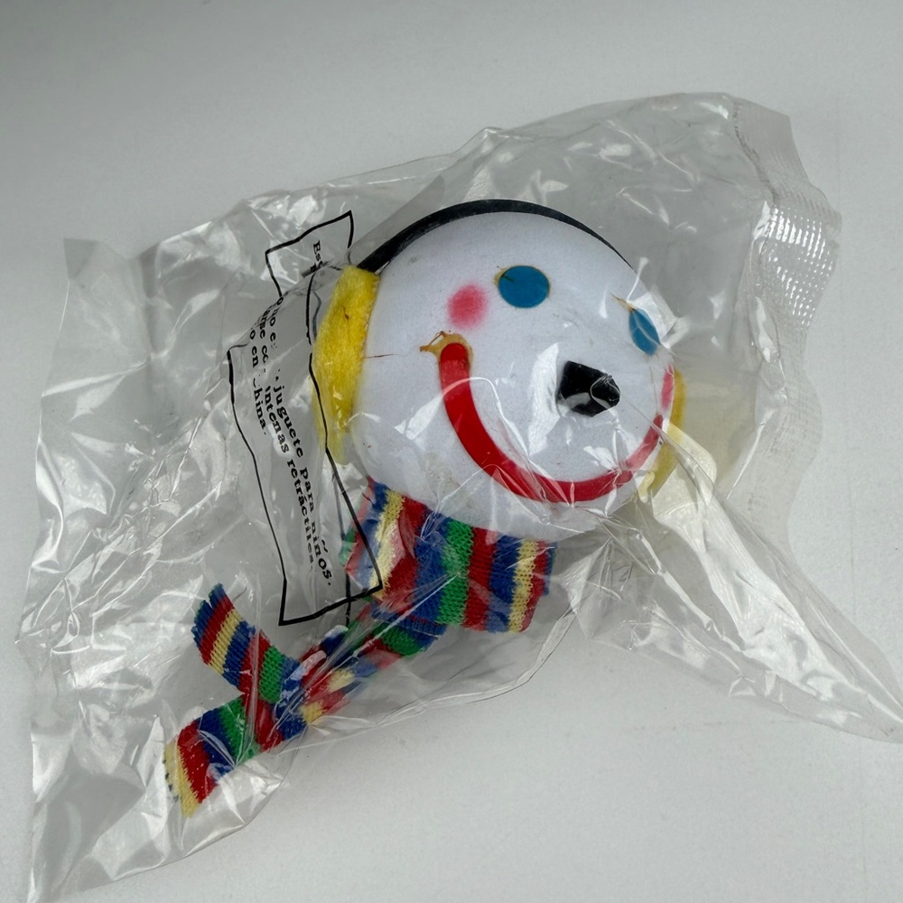 4/$25 -‎ Jack in the Box Antenna Ball Winter Scarf Christmas VTG Y2K